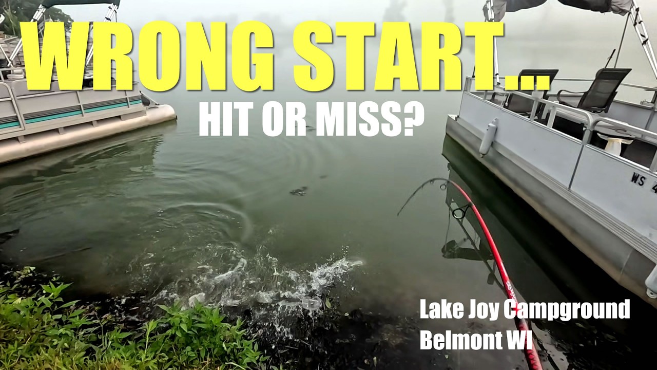 Lake Joy Campground Fishing | Skunk or Success? #bass