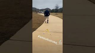 Stroke survivor Jerry walking 2 years after breaking my hip