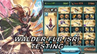 Granblue Fantasy: SR Walder FLB【グラブル】 ウェルダー(SR)試用