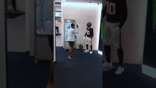 Who’s in the suit? 😂