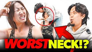 EVERY CHIROPRACTOR REFUSED TO CRACK HER NECK TBI Asmr Adjustment Back Pain Dr Tubio