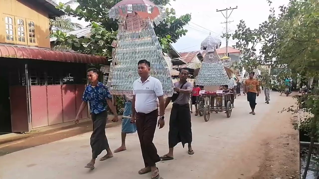 နေပြည်တော့ပုဗ္ဗသီရိမြို့နယ်ကိုးရွာသပြေကုန်းရွာ၏ အများစုပေါင်းဘုံကထိန်