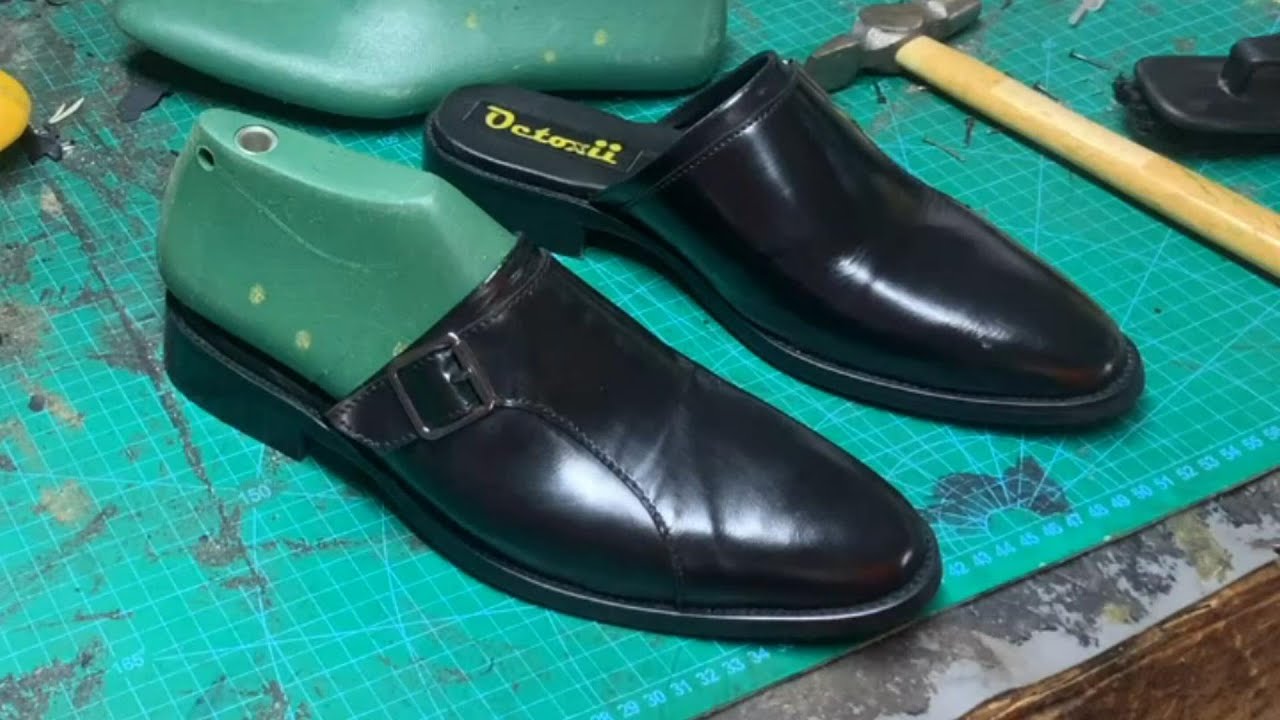 complete mule shoe making YouTube