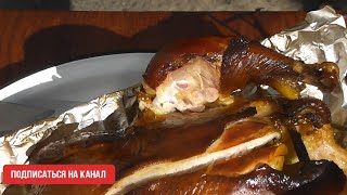 Как скоптить курицу горячего копчения рецепт(Остывшую капченую курицу - хранить в холодильнике не больше 2-х дней. Копчение курицы, видео рецепт быстрого..., 2016-07-01T19:43:26.000Z)