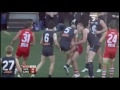 Mumford & Jack | Strong Bump & Bold Tackle | AFL 2010 Sydney v Carlton 1st Elimination Final