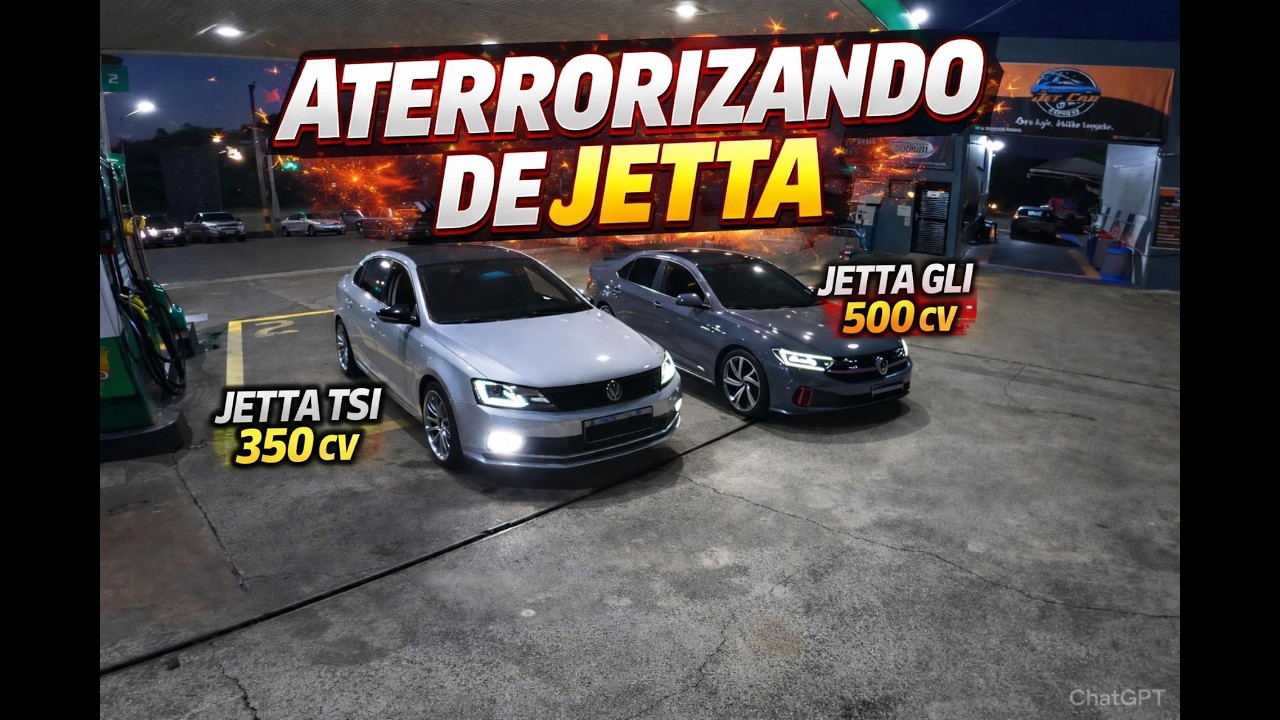 DERRUBANDO A CIDADE COM 2 JETTA STAGE 3 NA TOCADA SOVIETICA - GLI DE 500 CAVALOS