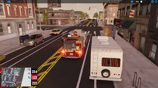 EMERGENYC 2023 engine 222 responding out of engine 234 quarters