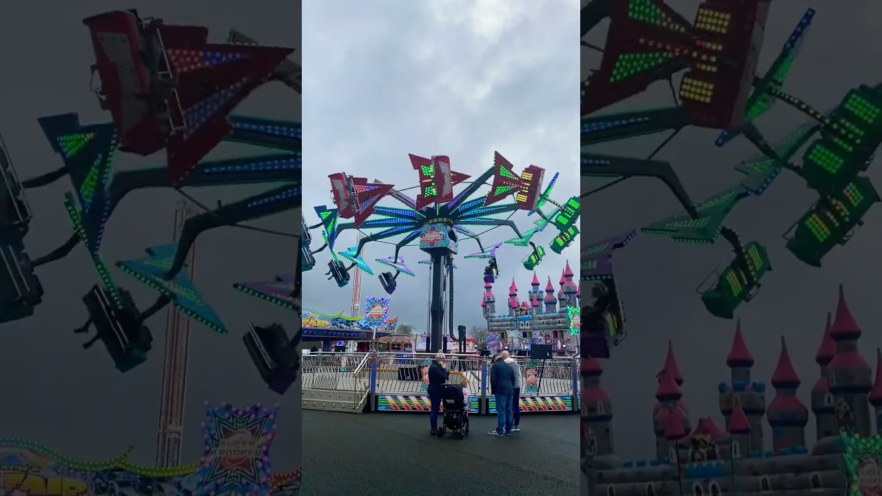 Лучшие аттракционы на ярмарке⭐️ 