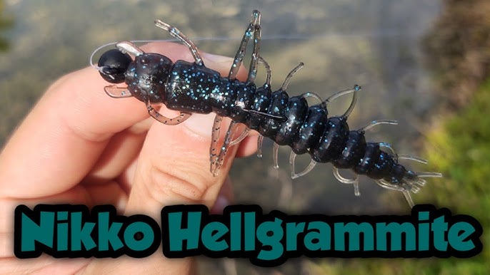 The Best Ned Rig! - Nikko Hellgrammite Tank Test: Fishing Tackle Tips 