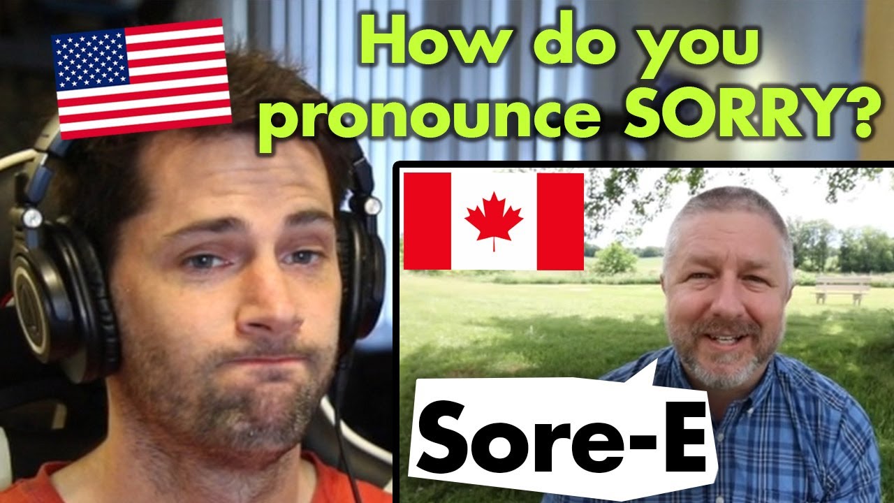 American Reacts to the Canadian Accent VS American Accent YouTube