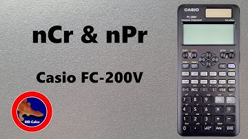 How to solve Combinations and Permutations on the Casio FC-200V Financial Calculator