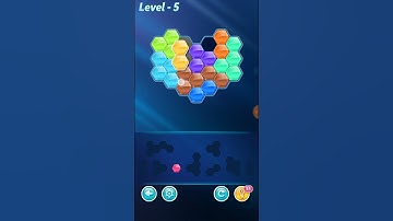 Block Hexa Puzzle Rainbow C Level 5 Walkthrough