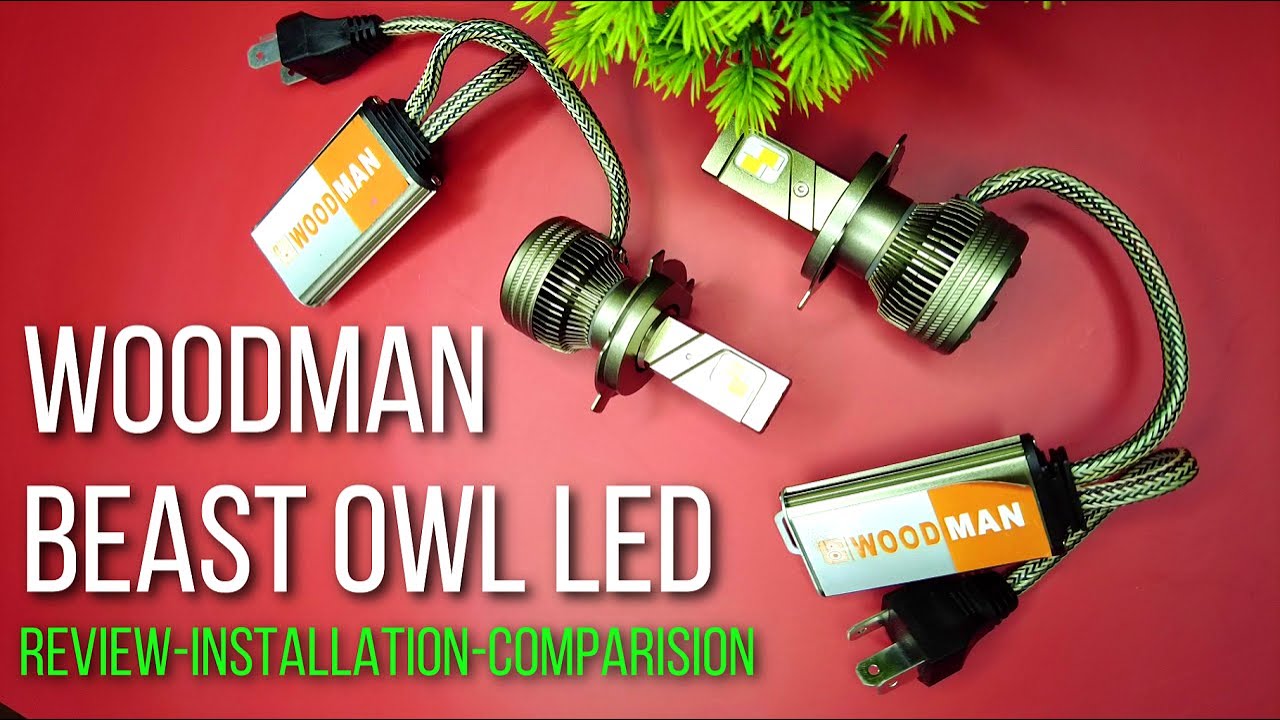 Woodman Beast 120W Car White OWL LED Bulb (Set of 2 Bulbs)