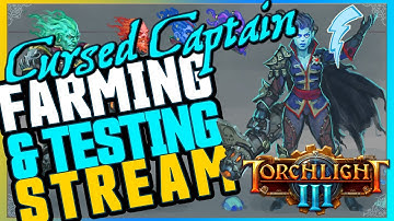 Streaming Torchlight 3 - Some more experimenting on the Captain !patch !builds !discord