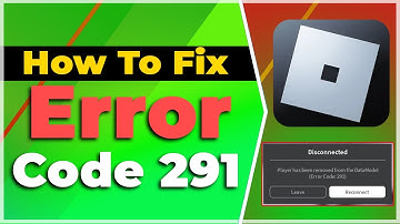 How To Fix Error Code 291 Roblox Player Has Been Removed From The DataModel❗(2025) (Tutorial)✅