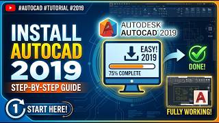 How to Download & Install AutoCAD 2019 [Full Tutorial]
