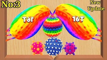 Blob Merge 3D | multi color ( 32B....2048B) lock in blob merge 3d 2048 ball video games new update#3