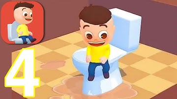 Toilet Game 3D - Gameplay Walkthrough Part 4 Levels 130-160 ( iOS,android )
