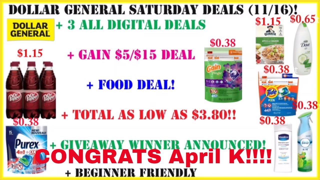 😤Dollar General Scenarios {11/16}DON'T Miss These!! + All Digital