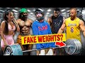 FAKE WEIGHTS in gym PRANK... | ANATOLY pretended to be a Beginner #8