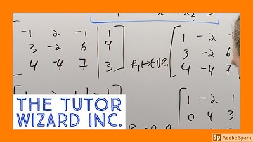 Linear Algebra I - 1.7.3 - RECAP: Gaussian Elimination & Row Echelon Form