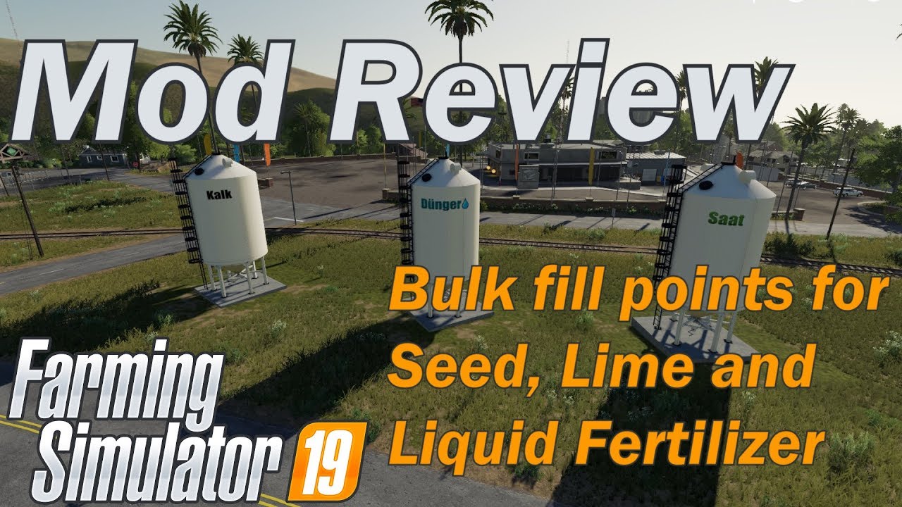 Farming Simulator 19 Mod Review Seed Lime And Liquid Fertilizer