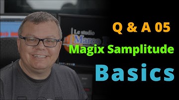 Magix Samplitude : Basics, shortcuts and audio settings