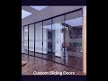 Beautiful Custom Interior Glass Doors for Modern Living