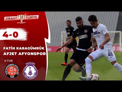 Fatih Karagümrük 4-0 Afjet Afyonspor Maç Özeti (Ziraat Türkiye Kupası 4.Tur) 30.10.2018