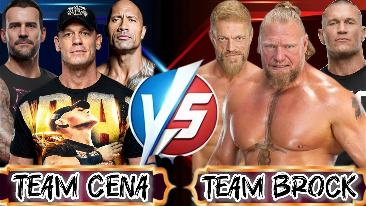 wwe 2k25-Team Brock Lesnar VS Team John Cena | WWE 2K25 Gameplay |