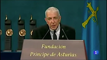 El emotivo y motivador discurso de Leonard Cohen en su entrega del premio de las letras