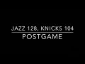 Jazz 128, Knicks 104: Postgame