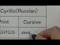 Cyrillic(Russian) cursive is very difficult to read
