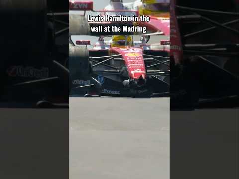 Video Lewis Hamilton in the wall at Madring 3rd practice session
