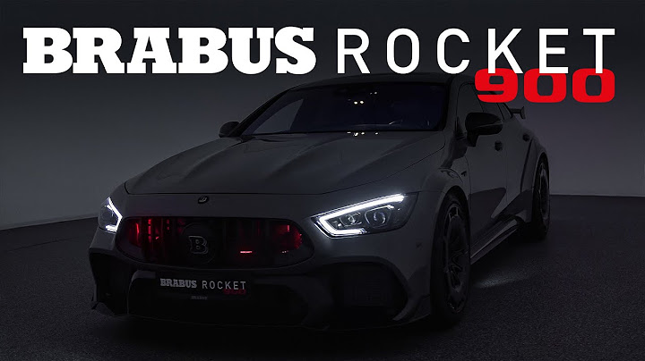 THE BRABUS ROCKET 900 "ONE OF TEN"