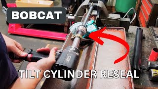 BOBCAT Tilt Cylinder Reseal with Seal Sizing