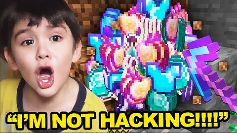 Minecraft Kid gets Caught HACKING by the Server Owner...