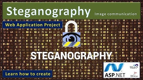 Steganography secure information passing sys C# asp.net Sql Server Web Project | asp208 #highblixasp