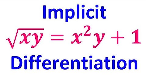 3.7C - Implicit Differentiation [AP Calculus]