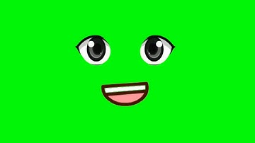 Animasi mata berkedip dan mulut bergerak gren screen