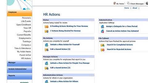 Sage HRMS HR Actions Sneak Peek Demo