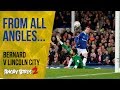 BERNARD'S FIRST EVERTON GOAL | FROM ALL ANGLES