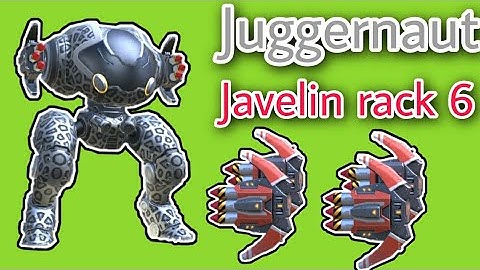 Juggernaut with Javelin rack 6 challenge || Mech arena