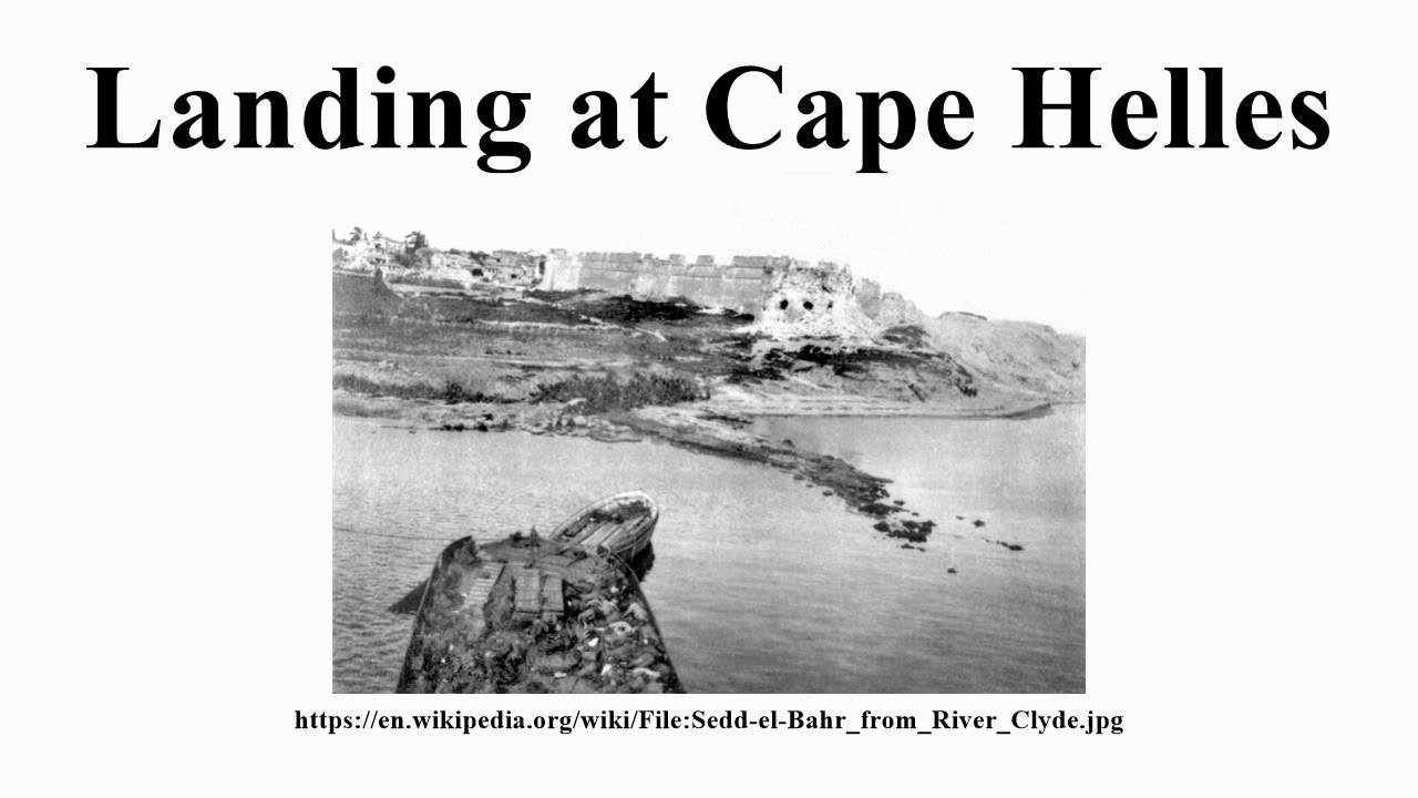 Landing at Cape Helles