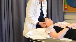 Right Supine Head Roll Test