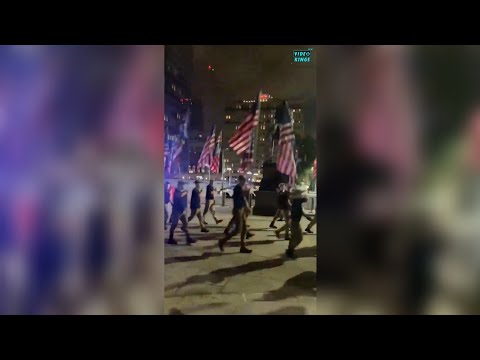 WATCH: Far-left mob assault 'Patriot Front'-marchers at flash rally in Philadelphia. – © Videokings