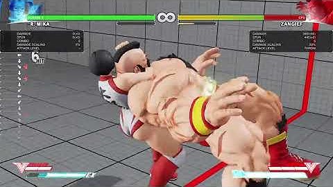 STREET FIGHTER V Mika 566 Critical Art COMBO