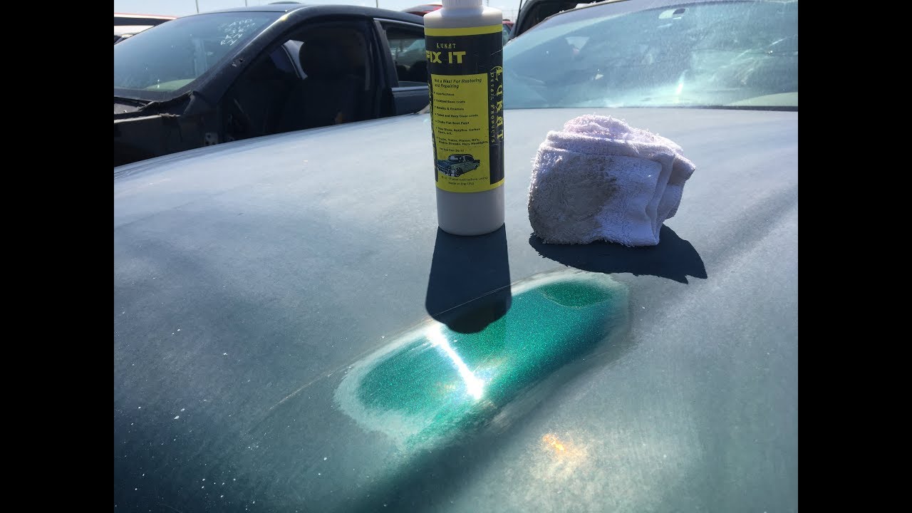 How To Bring Back Original Color In My Car ( Green Oxidized Clear Coat