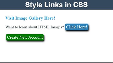 Styling Links in CSS | CSS Links | CSS Hyperlink | CSS Tutorial