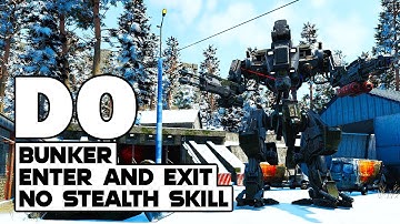 SCUM D0 Bunker Enter & Exit | No Stealth Skill | New Mech Robots | 0.85 Update